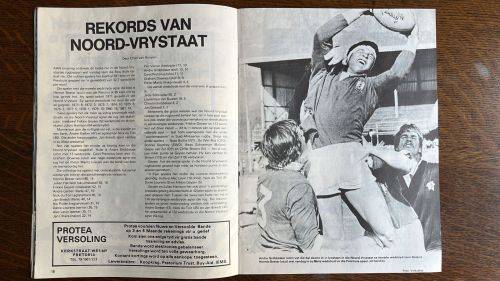 1981 Currie Cup Semi Final Northern Transvaal vs Northern Free State Programme
