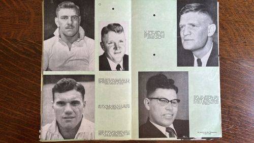 1956 Springbok Trials Pen Pictures Album & Newspaper Supplement - Signed