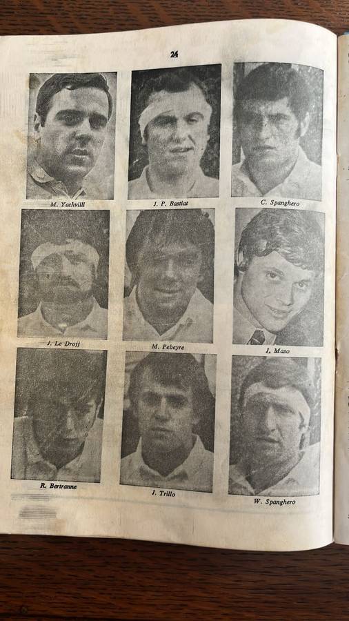 1971 France vs South Africa at Free State Stadium Programme, details below