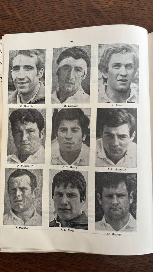 1971 France vs South Africa at Free State Stadium Programme, details below