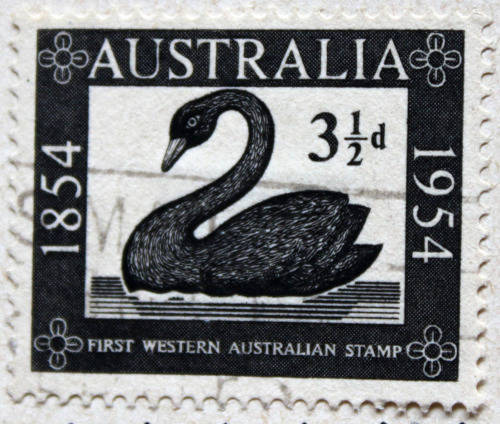 Australia 1954 - 100th Anniversary of the First Western Australian Stamp