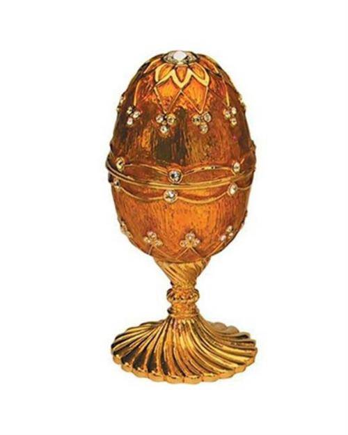 Faberge Style Musical Egg Gold