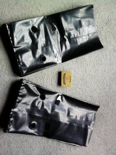 PLANT GROWING BAGS 4,5 LITRE- HEAVY DUTY- BLACK PLASTIC GROWING BAGS