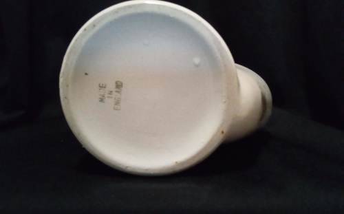 Vintage shaving cup Purple flowers