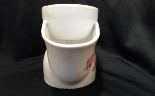 Vintage shaving cup Pink roses