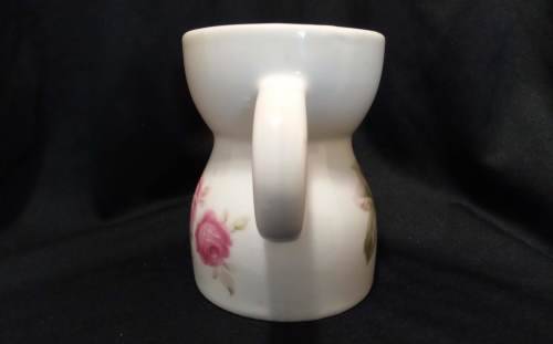 Vintage shaving cup Pink roses