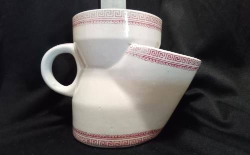 Vintage shaving cup Key design