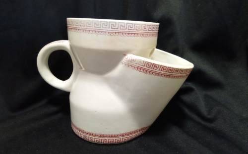 Vintage shaving cup Key design