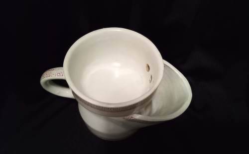 Vintage shaving cup Key design