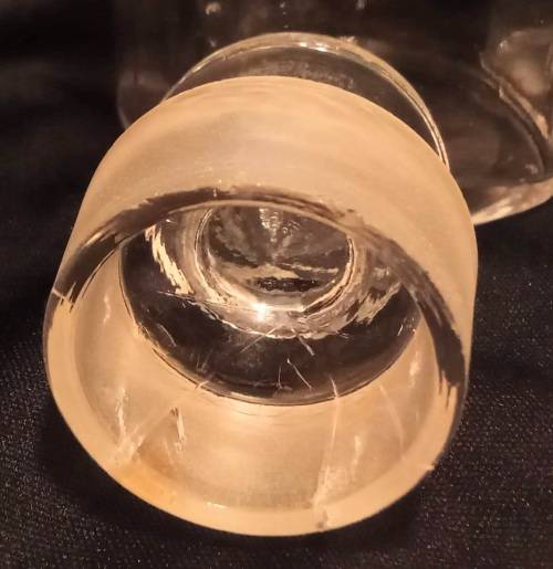 A pair of Antique Apothecary bottles