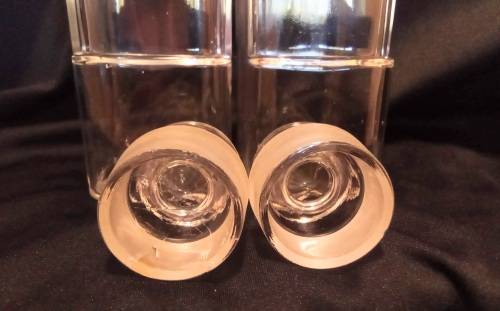 A pair of Antique Apothecary bottles