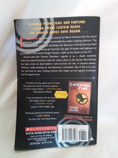 The hunger games by Suzanne Collins