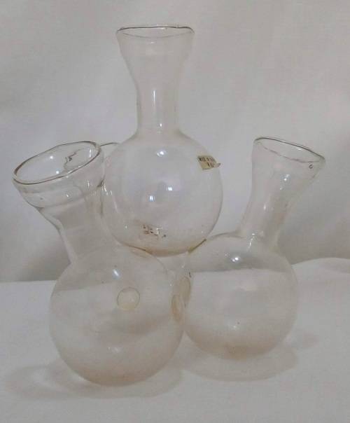 Very fine glass vintage bud `vases`