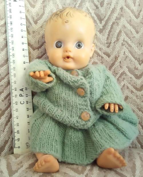 Small vintage soft rubber doll