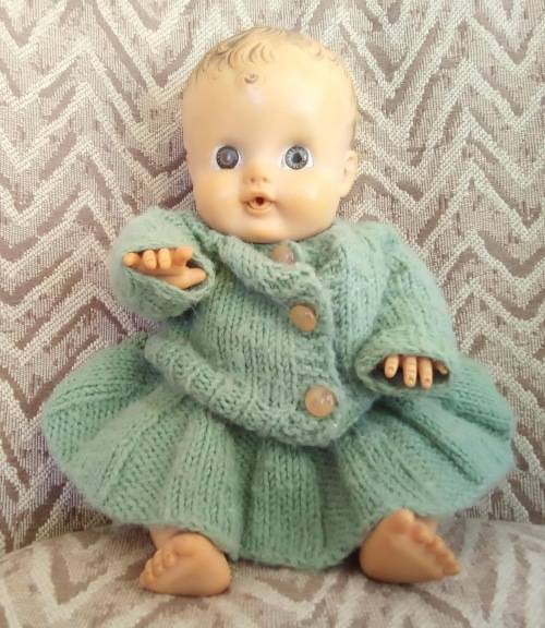 Small vintage soft rubber doll