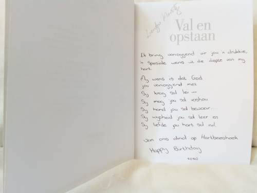 Val en opstaan deur Andries Enslin