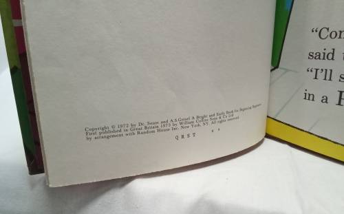 In a People House - First edition 1972 (Dr Seuss bright and early books)
