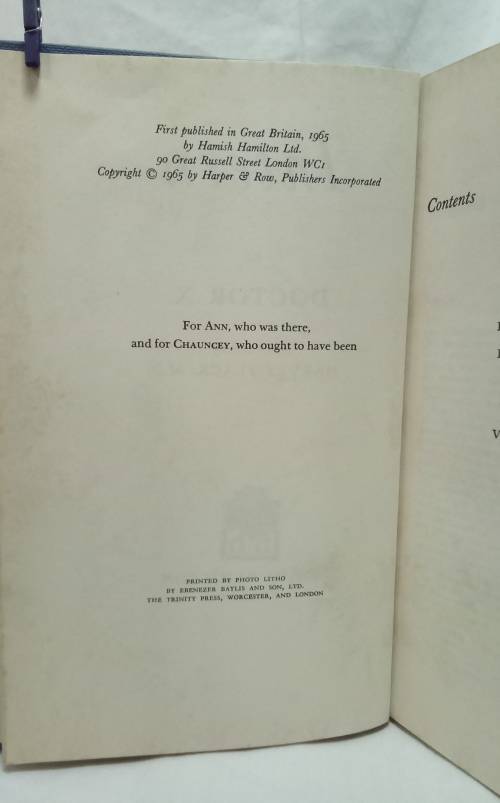 Intern by Doctor X (Alan E. Nourse) 1965