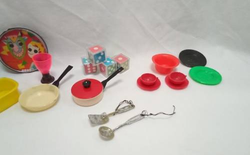 1980`s Plastic toy lot x3