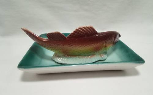 Lovely vintage ashtray with fish