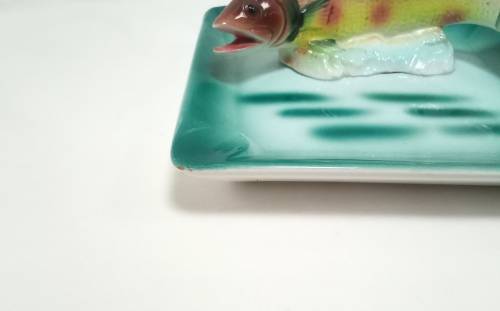 Lovely vintage ashtray with fish
