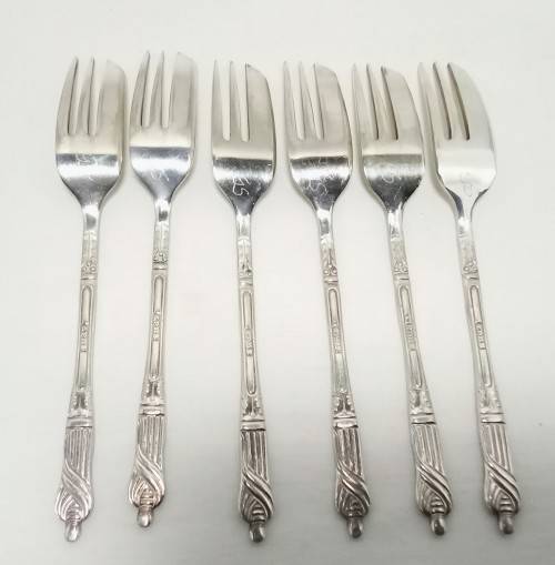 Six Apostle Cake forks