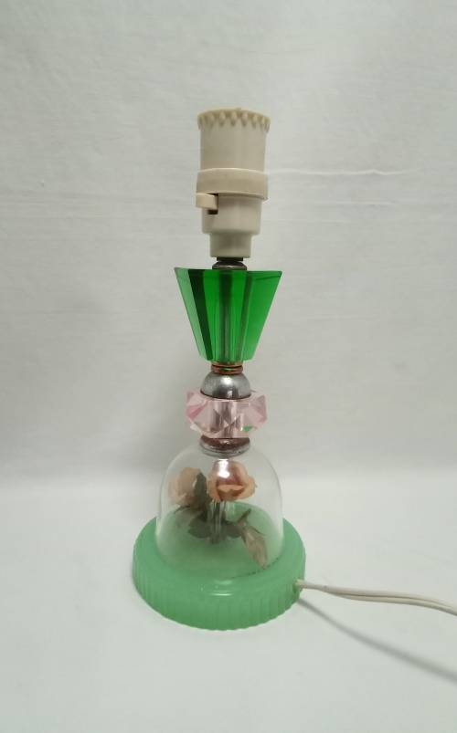 Circa 1960 or earlier art glass lamp base