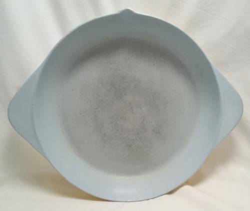 Lovely large enameled cast iron skillet