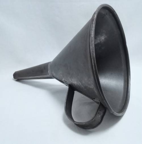 Vintage metal funnel