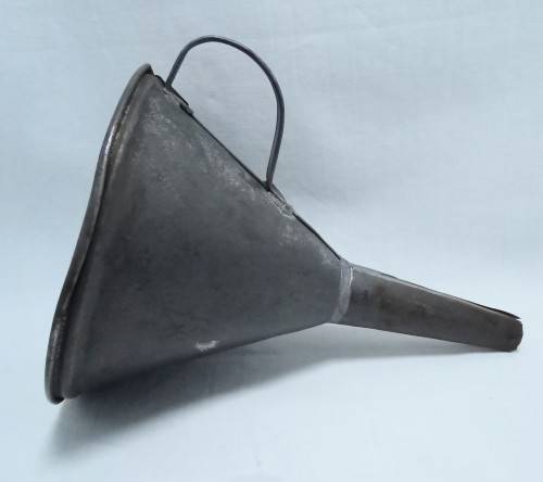 Vintage metal funnel