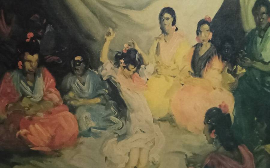 Vintage 1950s  Print by FRS Clemente `Aragonese Dancer`