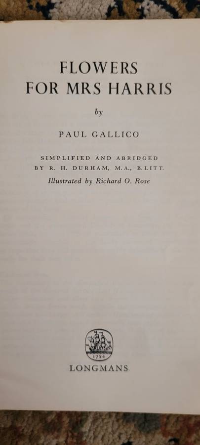 Paul Gallico: Flowers for Mrs Harris