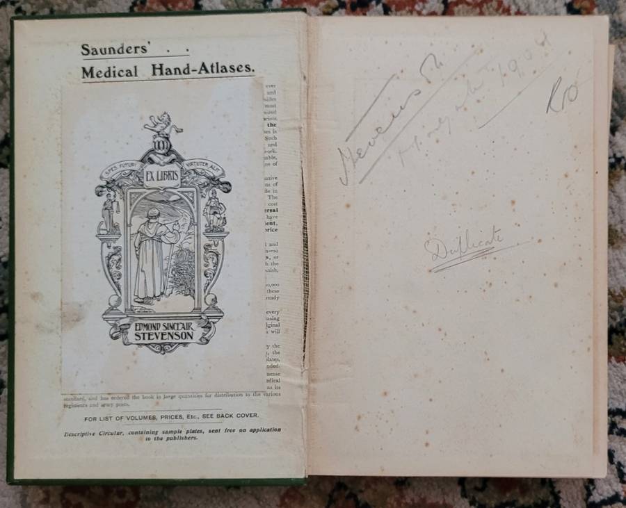 SAUNDERS` MEDICAL HAND-ATLAS - Abdominal Hernias  Dr G SULTAN 1902