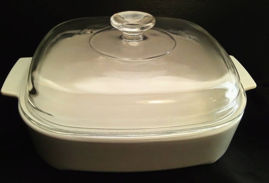CorningWare MW-A-10 Microwave Browning Dish with Lid