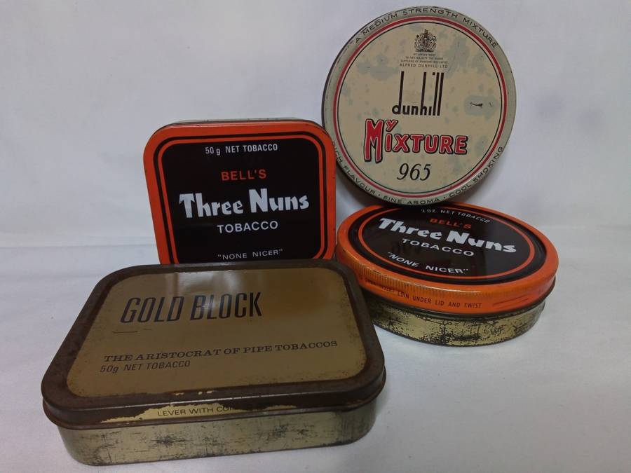 Wow!  Very collectable Vintage tobacco tins with original content!!