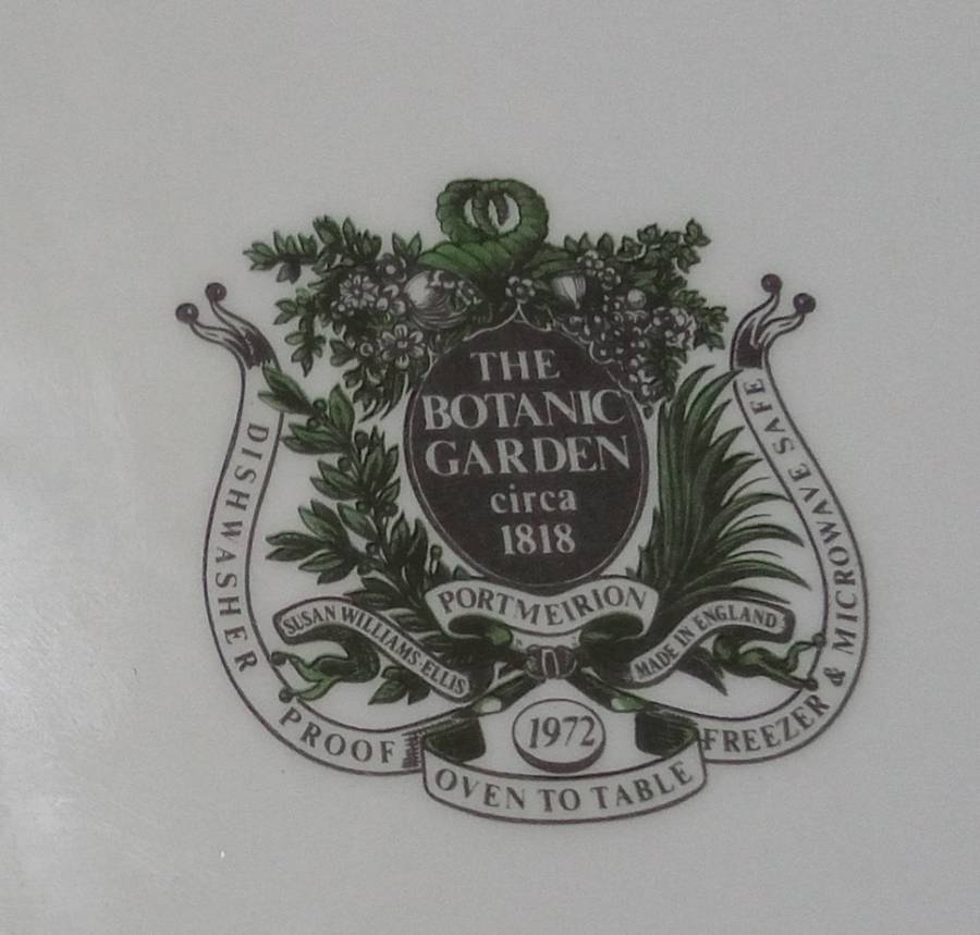 Portmeirion side plate - Crocus and Snow drops Botanical Garden Collection Made in Britain