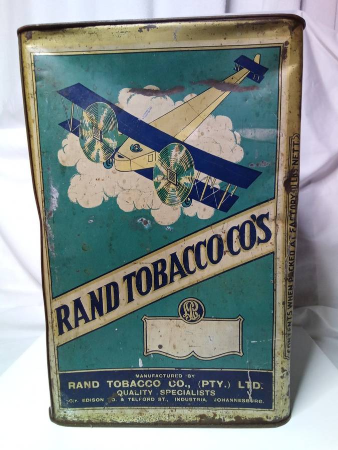 Lovely vintage Rand tabacco co. tin