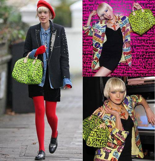 LOUIS VUITTON LEATHER GRAFFITI BAG