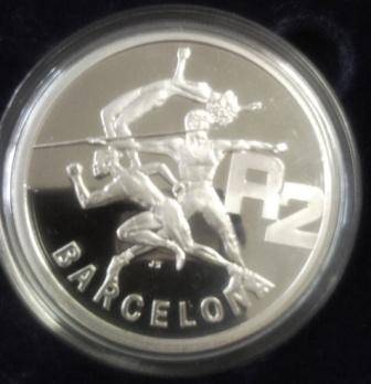 1992 SIVER Barcelona Proof..RARE!
