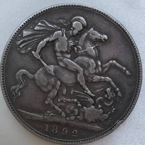 1892 Great Britain Crown - Queen Victoria (Jubilee Head Portrait)(VALUE: R 540)