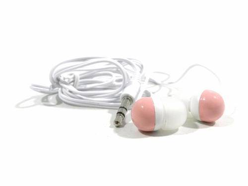 Bass EX Plus Music Earphones Pink Cellphone Smart Phone Samsung IPhone BlackBerry