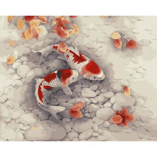 DIY Paint By Numbers Kit - Fish