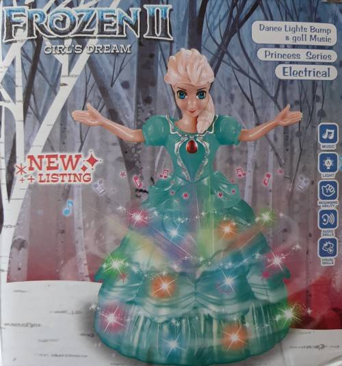 Frozen Princess Series Elsa - Lights, Music, Rotates