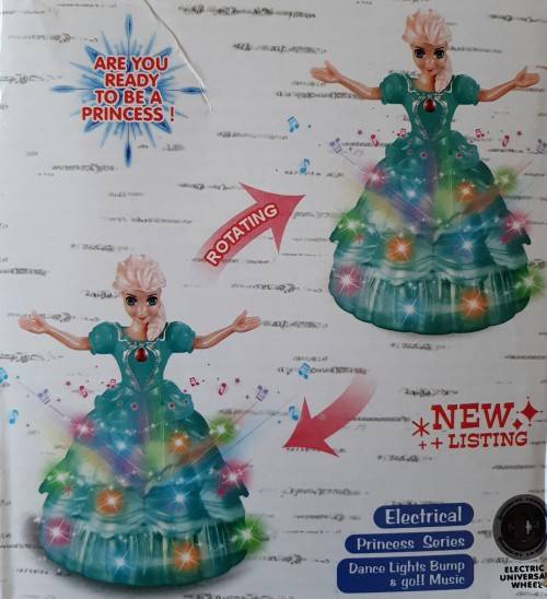 Frozen Princess Series Elsa - Lights, Music, Rotates