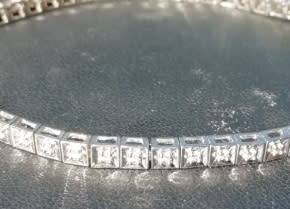 DIAMOND TENNIS BRACELET - 56 DIAMONDS!