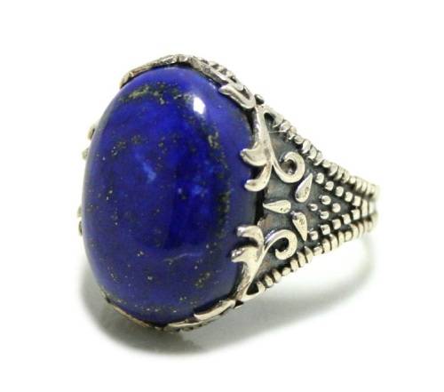 LAPIS LAZULI RING - SET IN  925 SILVER