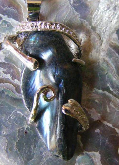 AMAZING  Genuine Baroque PEARL  Pendant!!