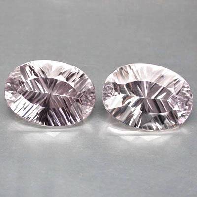 MAGNIFICENT  Set of 2  Rose de France AMETHYSTS!