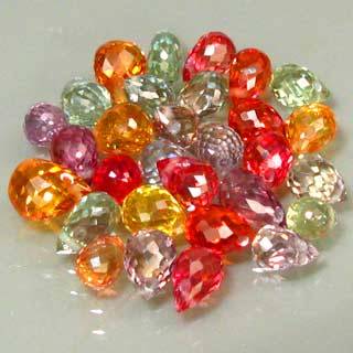 AMAZING  7.07ct Multi-colour SAPPHIRE LOT!