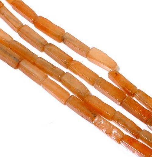 Genuine Orange AVENTURINE   gemstone beads! Exquisite!